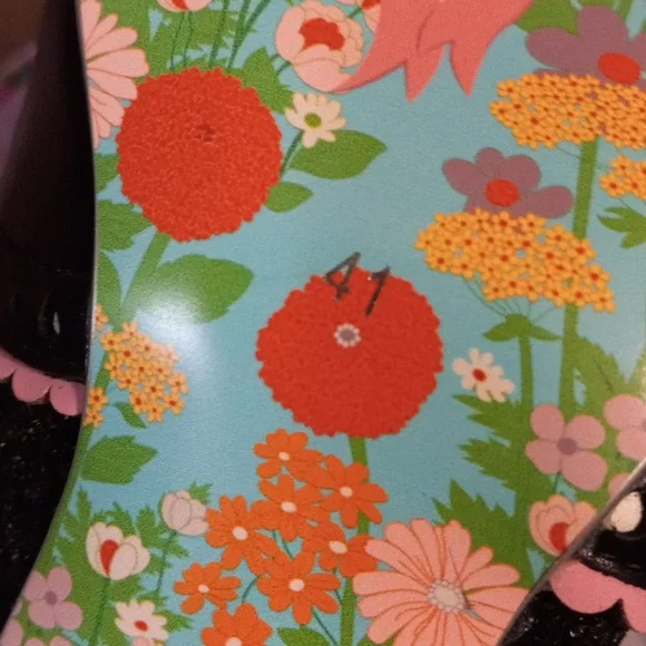 New Glitter Black JAZZ CAT IRREGULAR CHOICE heels, size 10.5, 41 - Picture 6 of 11